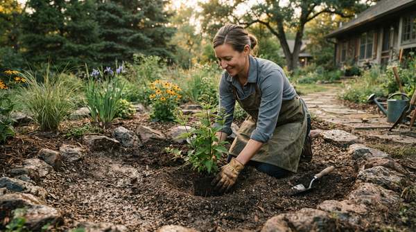 Editorial illustration for How to Build a Rain Garden: A Step-by-Step Guide to Siting, Sizing, and Construction