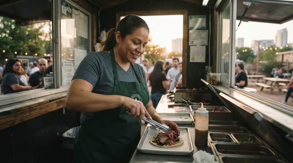 Editorial illustration for Texas Food Trucks Now Operate Under New Statewide Permit System